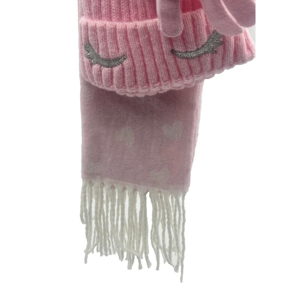 Girls Winter Accessories Set- Chasing Rainbows Unicorns